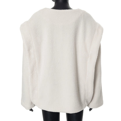 Women's Vacation Simple Style Solid Color Zipper Coat