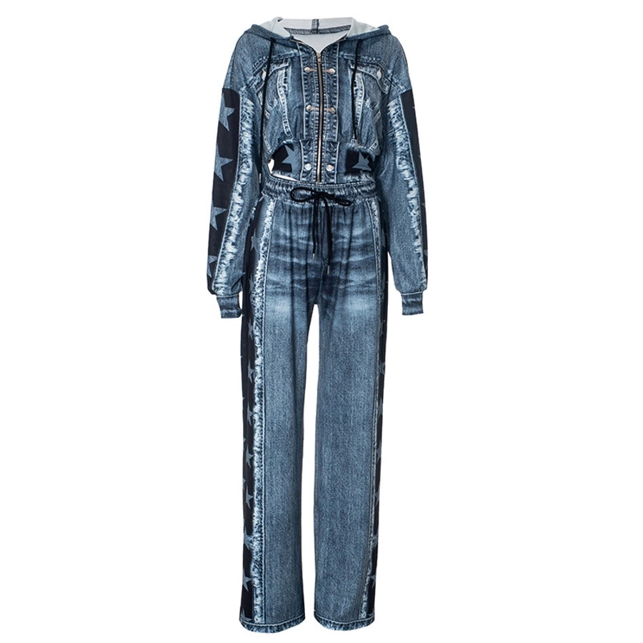 Daily Women's Streetwear Solid Color Spandex Polyester Twilled Satin Pants Sets Pants Sets