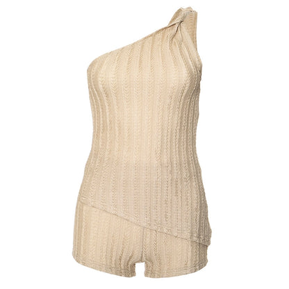 Daily Women's Sexy Solid Color Spandex Polyester Shorts Sets Shorts Sets