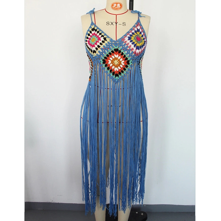 women's bohemian geometric cover ups