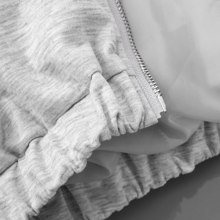 Women's Streetwear Solid Color Zipper Coat cotton clothes