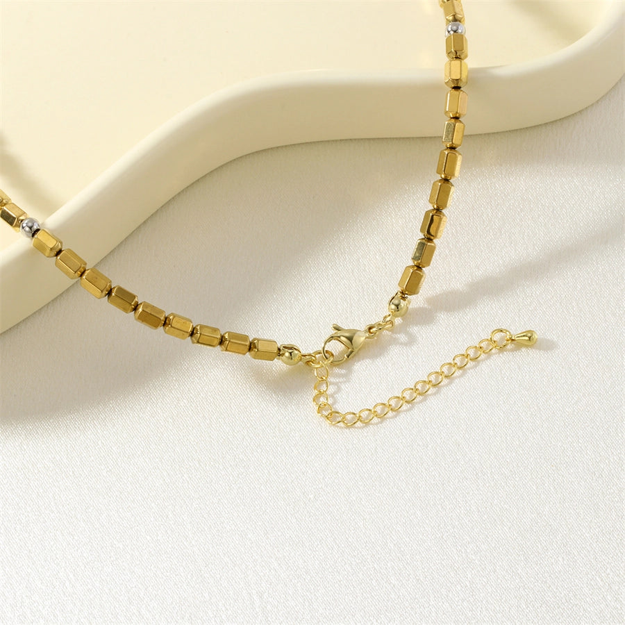 Jewelry Punk Geometric Copper Necklace