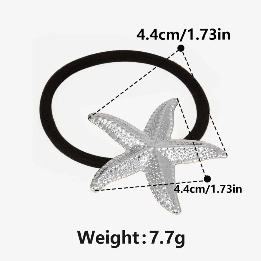 Women's Simple Style Starfish 304 Stainless Steel Plating Hair Tie
