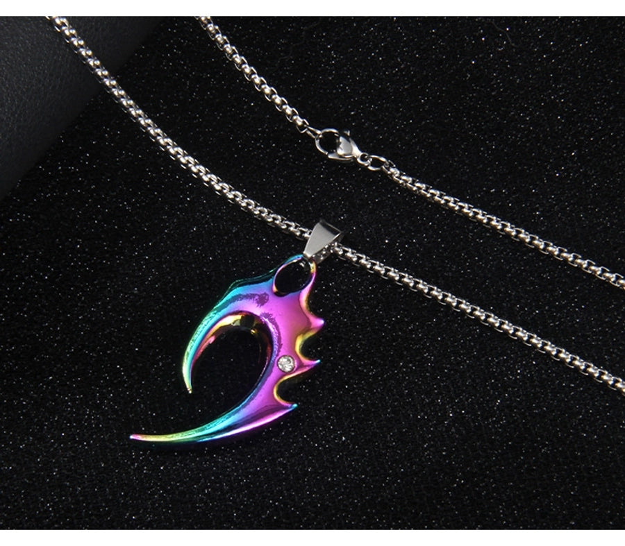 Hip-Hop Rock Geometric 201 Stainless Steel Alloy Plating Unisex Pendant Necklace