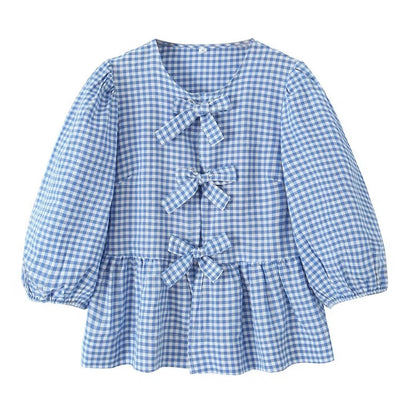 Women's Blouse Long Sleeve Blouses Streetwear Solid Color