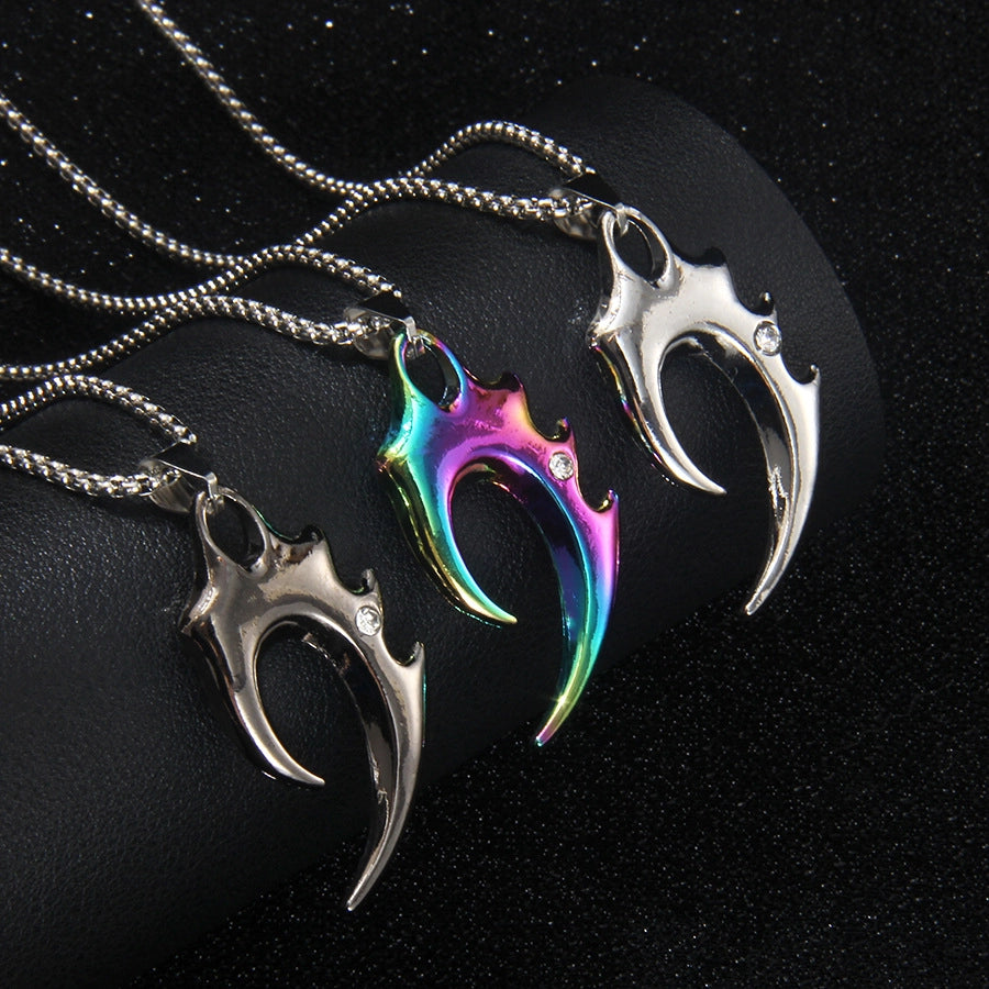 Hip-Hop Rock Geometric 201 Stainless Steel Alloy Plating Unisex Pendant Necklace