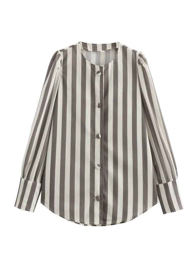 Women's Blouse Long Sleeve Blouses Vacation Simple Style Multicolor