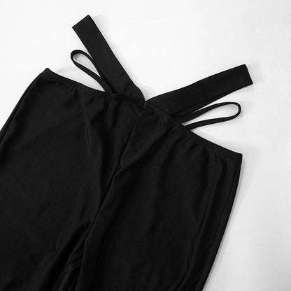Daily Women's Streetwear Solid Color Spandex Polyester Pants Sets Pants Sets