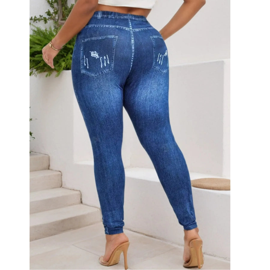 Women's Daily Casual Geometric Ankle-Length Jeans