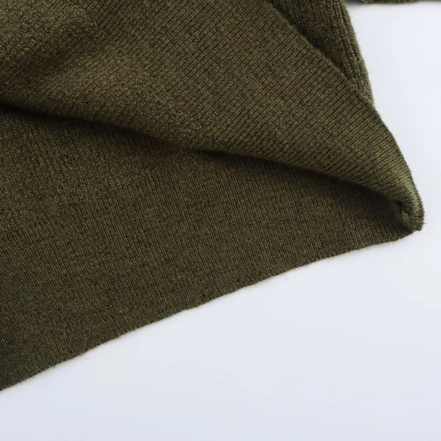 Women's Knitwear Long Sleeve Sweaters & Cardigans Casual Solid Color
