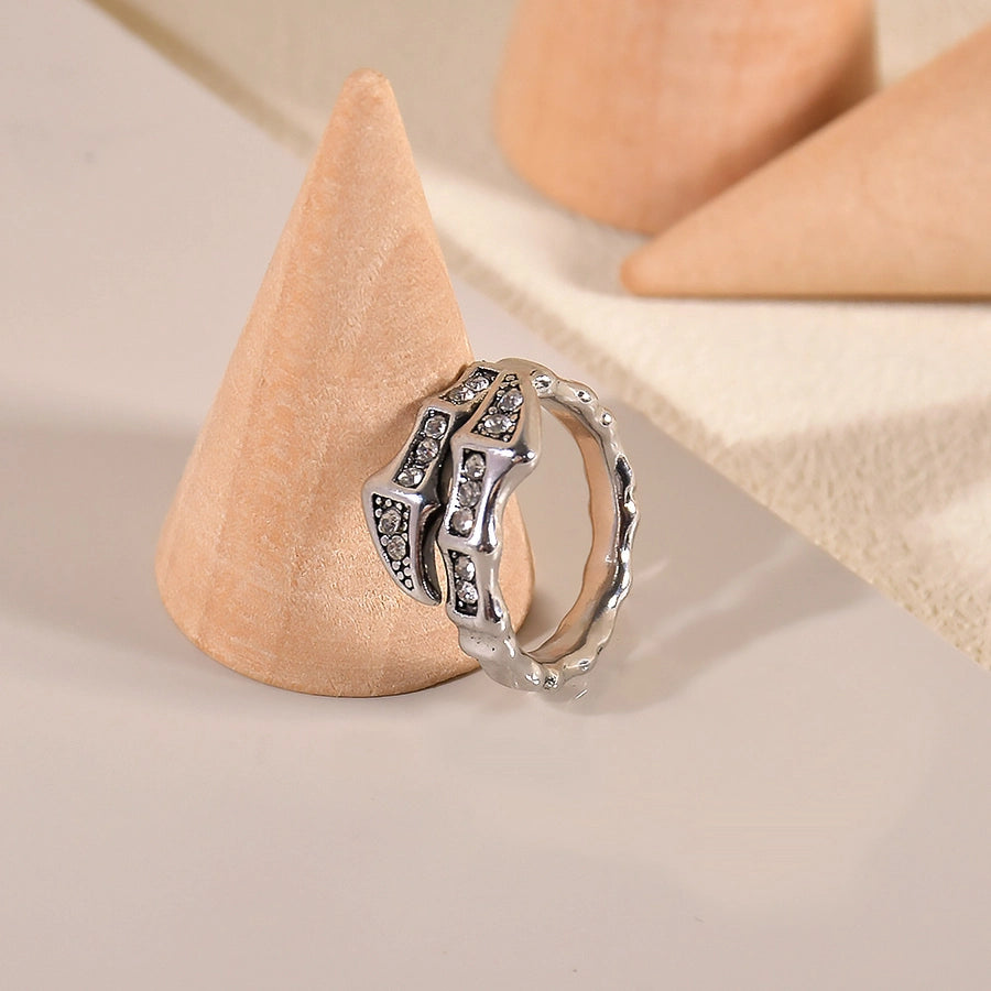 Casual Dragon Alloy Plating Diamond Unisex Rings