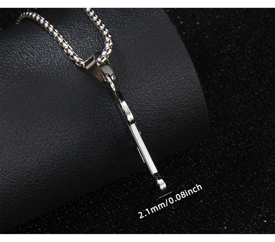 Simple Style letter 201 Stainless Steel Zinc alloy Unisex Pendant Necklace
