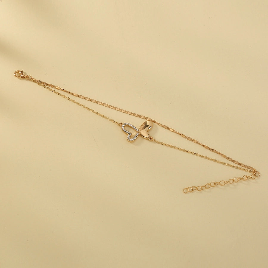 Jewelry IG Style Preppy Style Geometric Butterfly Copper Bracelets