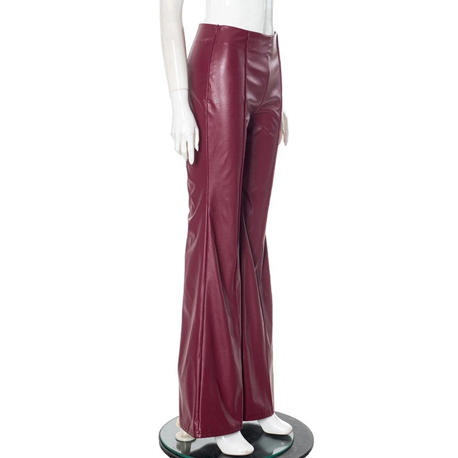 Women's Daily Streetwear Solid Color Full Length Flared Pants