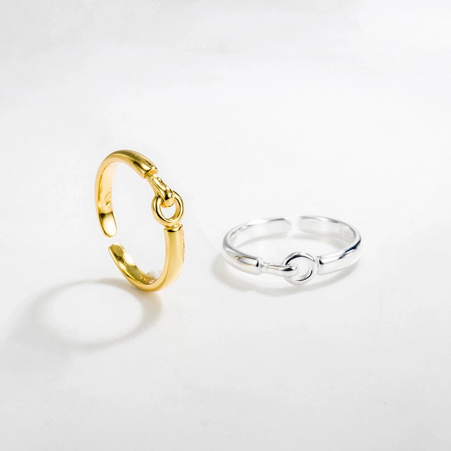 925 Sterling Silver Geometric Rings