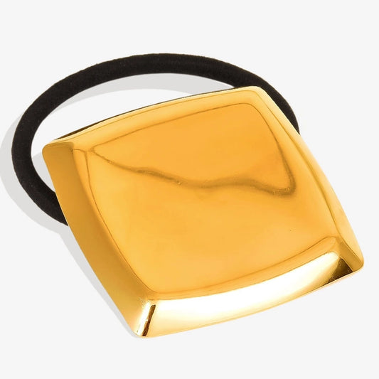 Women's Simple Style Geometric 304 Stainless Steel Plating Hair Tie