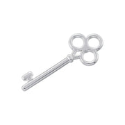 Vd1674 White Gold Color Clover Key
