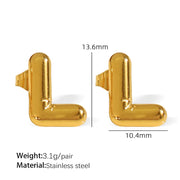 Eh860gl Gold Earrings