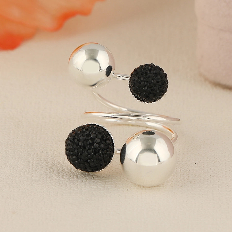Elegant Geometric Alloy Women's Rings