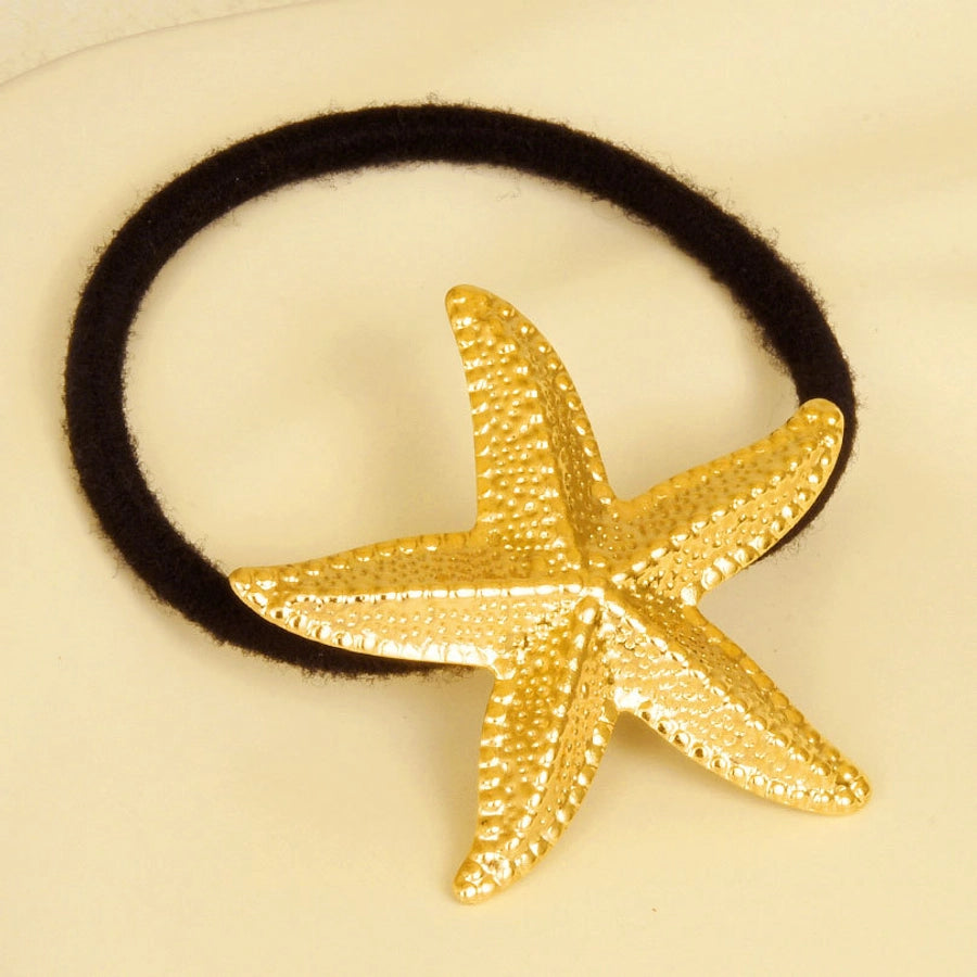 Women's Simple Style Starfish 304 Stainless Steel Plating Hair Tie