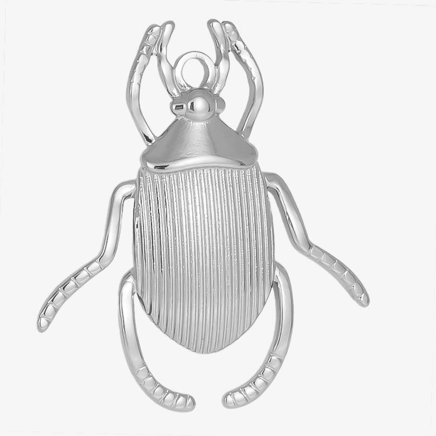 1 Piece 27*31mm 304 Stainless Steel 18K Gold Plated Insect Pendant Jewelry Accessories