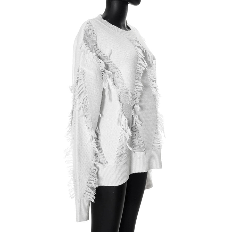 Women's Sweater Long Sleeve Sweaters & Cardigans Streetwear Solid Color