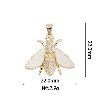 1 Piece Copper Tortoise Insect Pendant