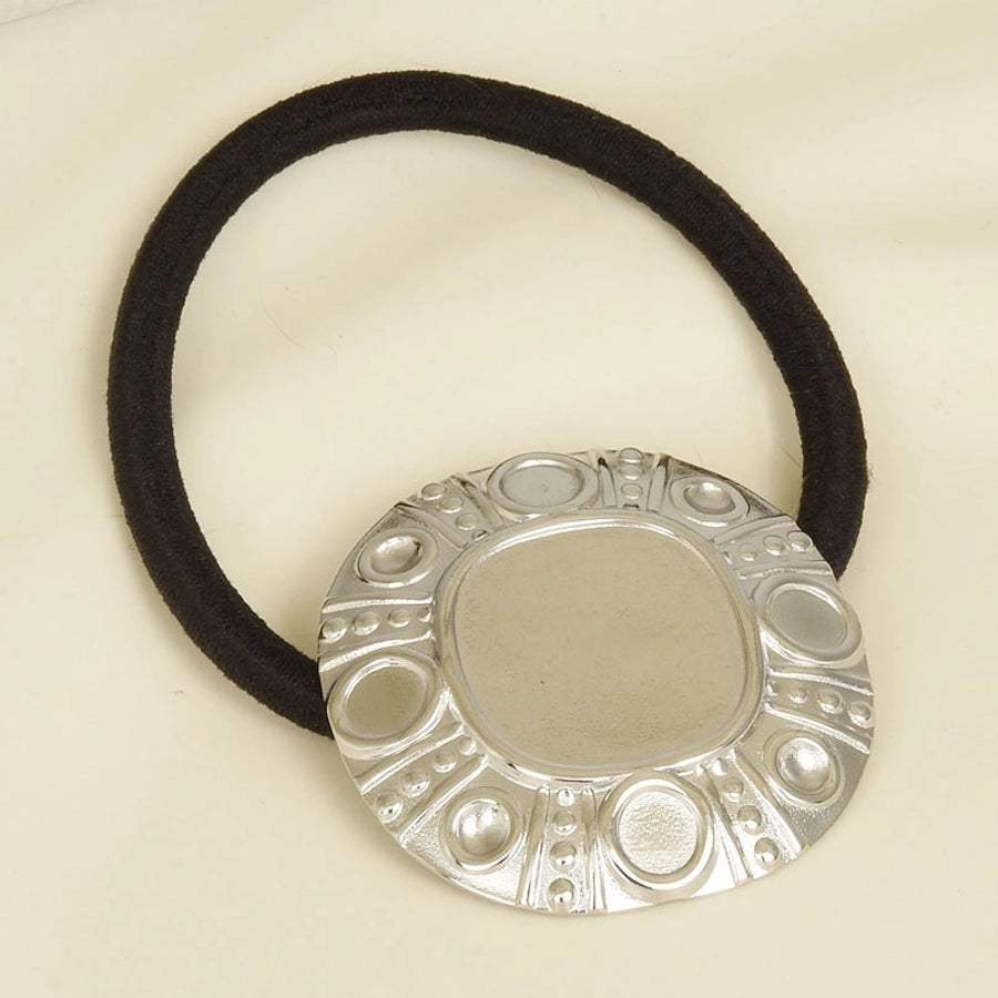 Women's Simple Style Geometric 304 Stainless Steel Plating Hair Tie