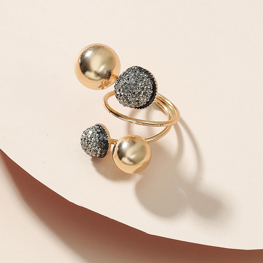 Elegant Geometric Alloy Women's Rings