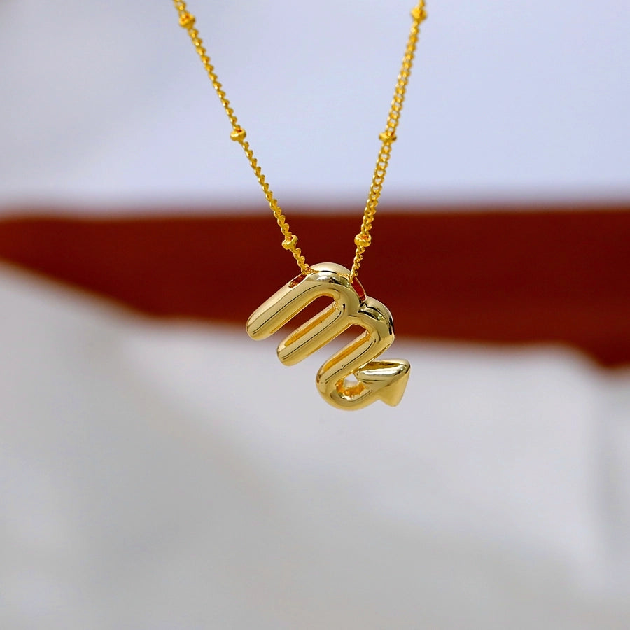 Jewelry IG Style Classic Style Commute Constellation 304 Stainless Steel 18K Gold Plated Pendant Necklace