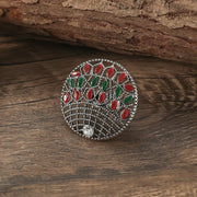Red Dark Green Antique Silver (X805)