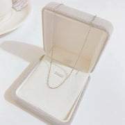 O-Shaped Chain Steel Color 45cm