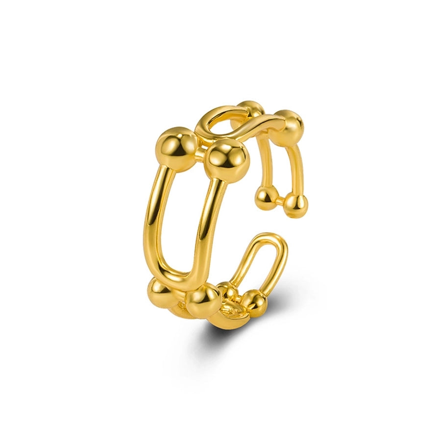 925 Sterling Silver U Shape Rings