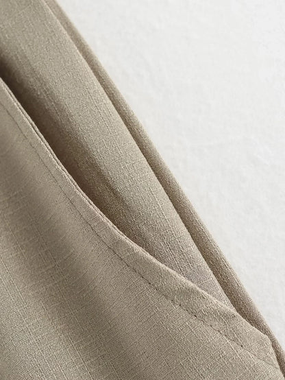 Daily Women's Vacation Simple Style Solid Color Polyester Pants Sets Pants Sets