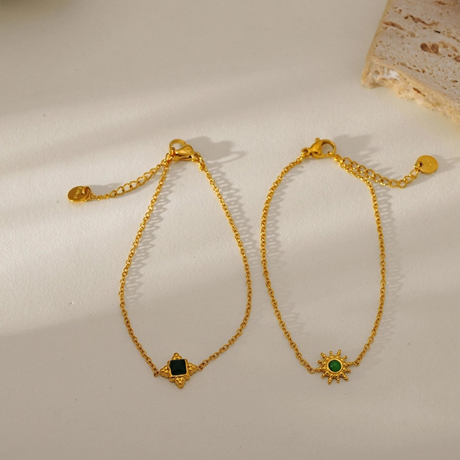 Elegant Luxurious Simple Style Geometric 304 Stainless Steel cable chain Bracelets In Bulk Stainless Steel Bracelets