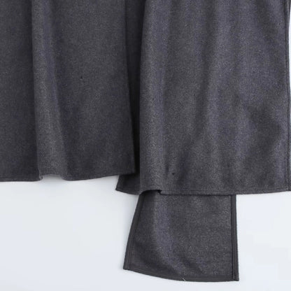 Women's Elegant Solid Color Asymmetrical Coat