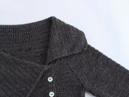 Women's Sweater Long Sleeve Sweaters & Cardigans Vacation Simple Style Solid Color