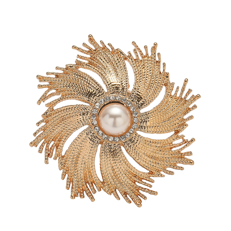 Elegant Classic Style Flower Alloy Women's Adjustable Ring Rings