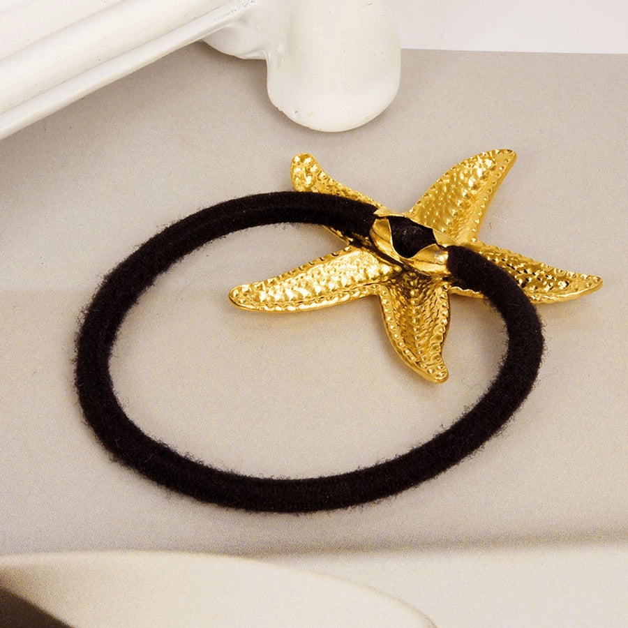 Women's Simple Style Starfish 304 Stainless Steel Plating Hair Tie