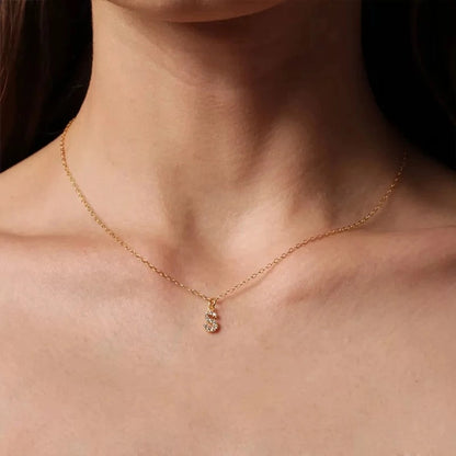 Jewelry Basic Retro Classic Style Letter 304 Stainless Steel Copper Pendant Necklace