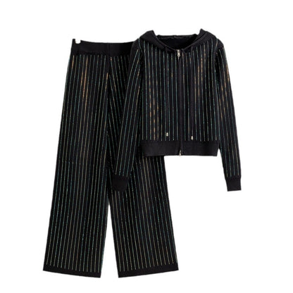 Holiday Women's Vacation Simple Style Solid Color Polyester Pants Sets Pants Sets