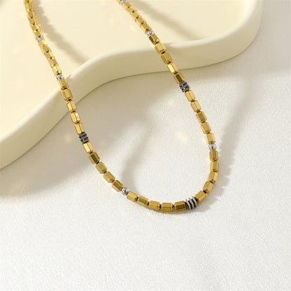 Jewelry Punk Geometric Copper Necklace