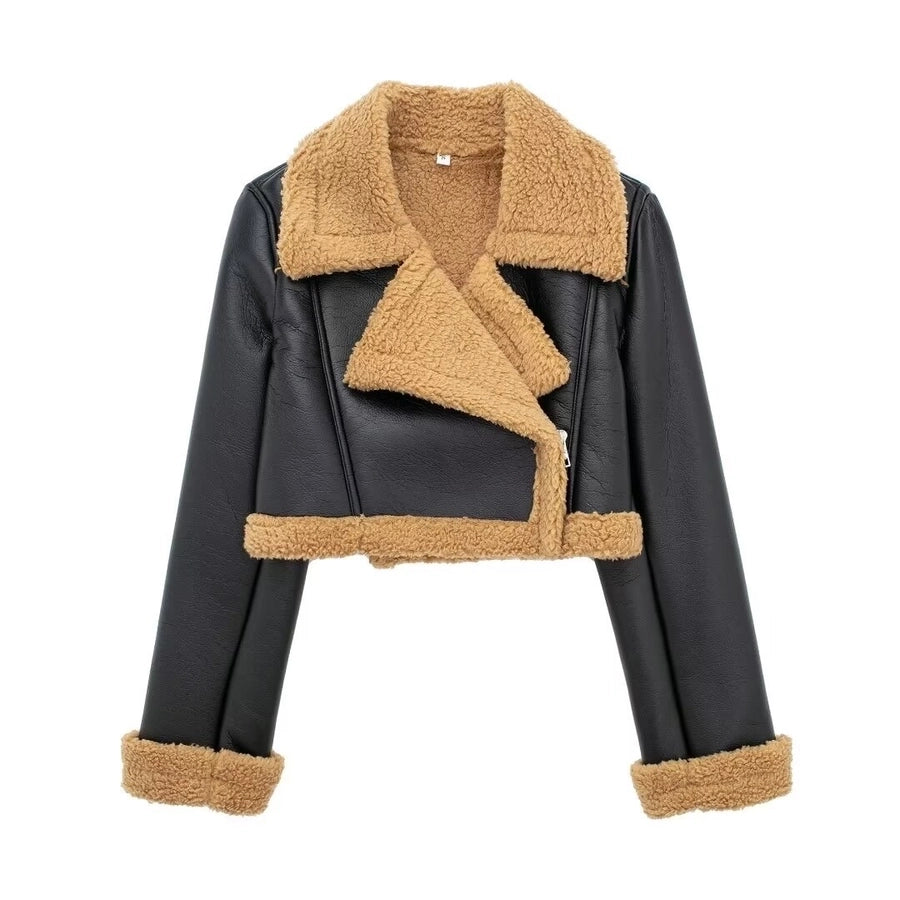 Women's Streetwear Solid Color Zipper Coat Casual Jacket