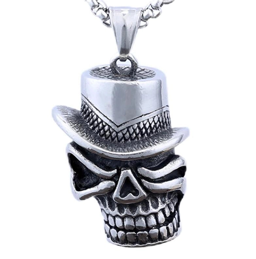 Hip-Hop Retro Skull 304 Stainless Steel Unisex