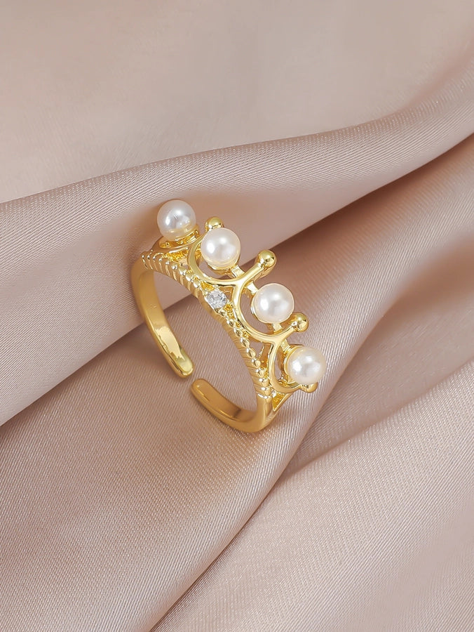 Elegant Simple Style Geometric Alloy Adults Rings