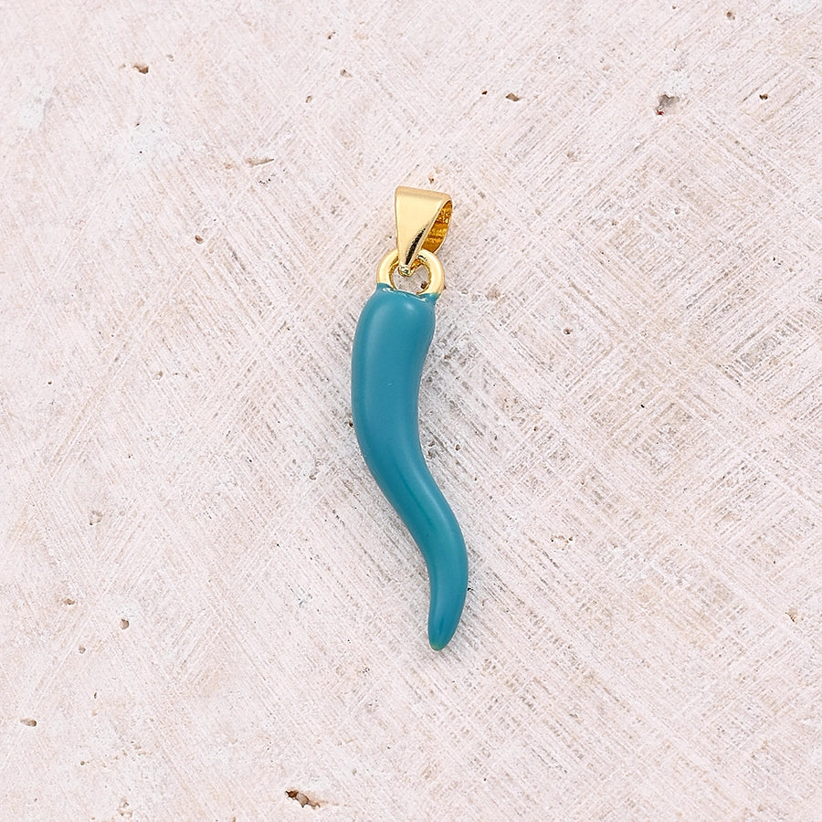 1 Pc/Package 27x6.5mm 4x3mm Copper 18K Gold Plated White Gold Plated chili Polished Pendant Jewelry Accessories