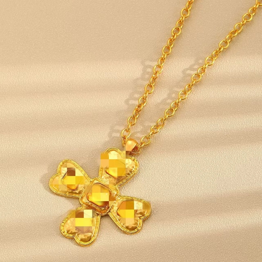 Vintage Style Classic Style Cross Alloy cable chain Pendant Necklaces