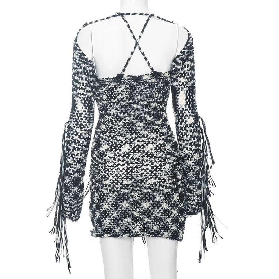 Masquerade Women's Streetwear Color Block Spandex Polyacrylonitrile Fiber Skirt Sets Skirt Sets