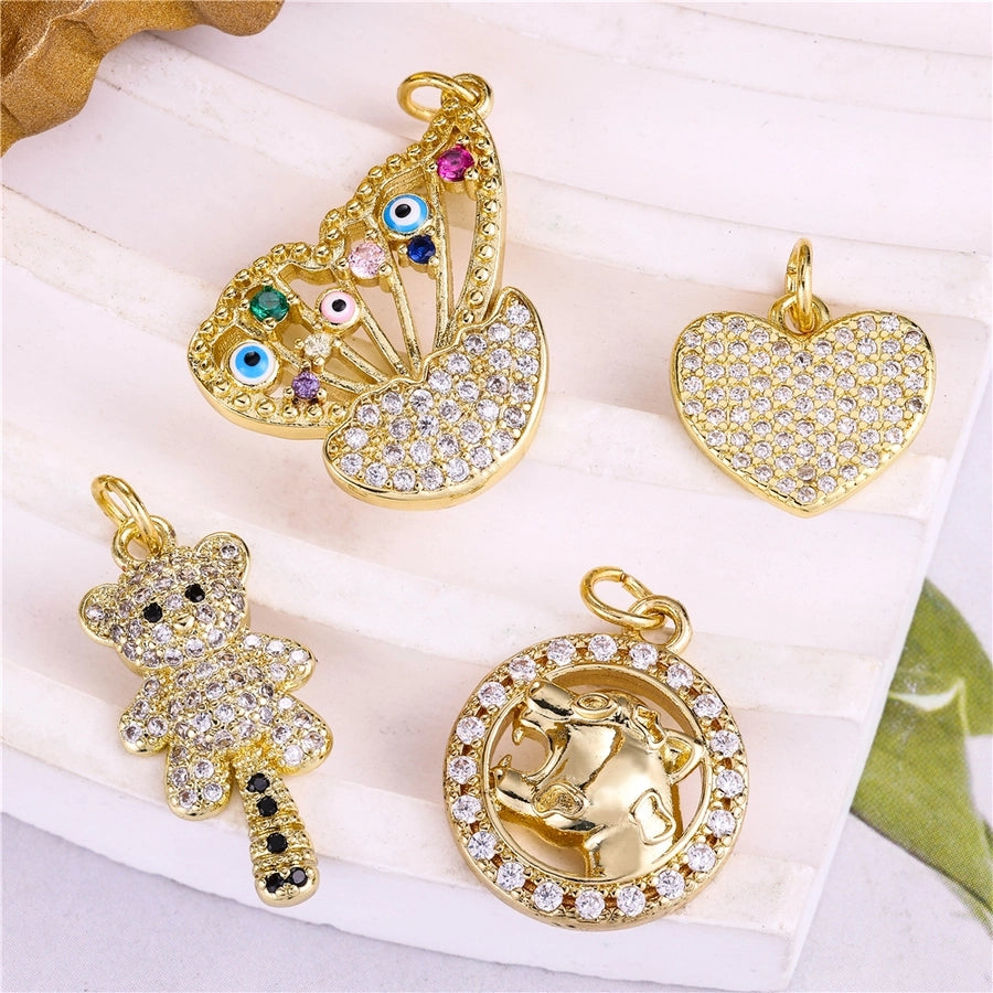 1 Piece 8.5*11.5mm Copper Geometric Pendant Jewelry Accessories