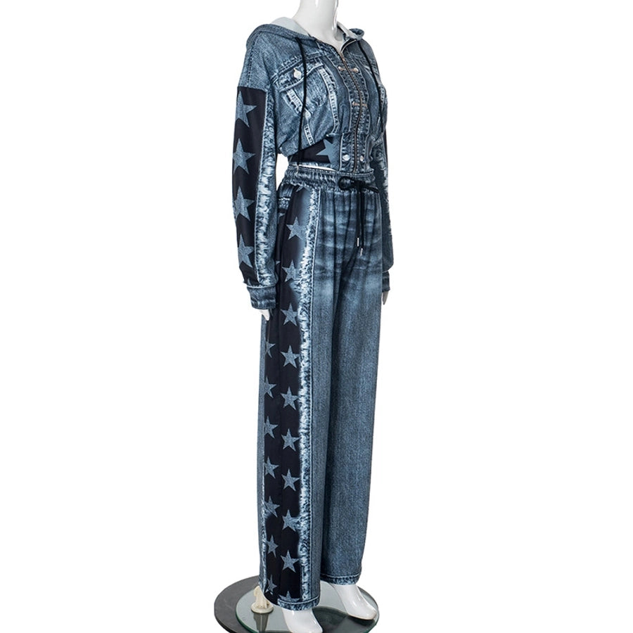 Daily Women's Streetwear Solid Color Spandex Polyester Twilled Satin Pants Sets Pants Sets